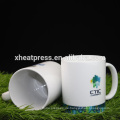 benutzerdefinierte Logo Sublimation Keramik 11oz weiß Sublimation Mug